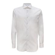 Wit Poplin Tailor Stretch Overhemd Xacus , White , Heren