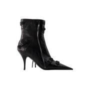 Pre-owned Leather boots Balenciaga Vintage , Black , Dames