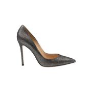 Pre-owned Leather heels Gianvito Rossi Pre-owned , Gray , Dames