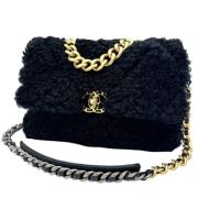 Pre-owned Leather chanel-bags Chanel Vintage , Black , Dames