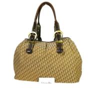 Pre-owned Cotton dior-bags Dior Vintage , Yellow , Dames