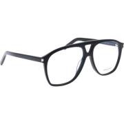 Original Prescription Glasses for Men Saint Laurent , Black , Heren