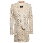 Pre-owned Knit outerwear Balmain Pre-owned , Beige , Dames