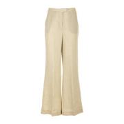 Duifgrijze Broek Maliparmi , Beige , Dames