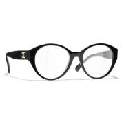 Stijlvolle originele receptbril met garantie Chanel , Black , Dames