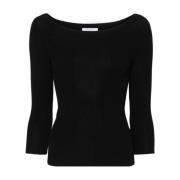 T-Shirts Max Mara , Black , Dames