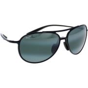 Gepolariseerde zonnebril voor stijlupgrade Maui Jim , Black , Unisex
