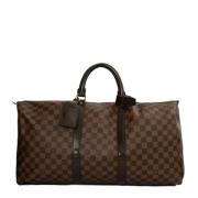 Pre-owned Canvas handbags Louis Vuitton Vintage , Brown , Dames