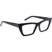 Stylish Prescription Glasses for Women Saint Laurent , Black , Dames