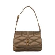 Pre-owned Suede shoulder-bags Yves Saint Laurent Vintage , Brown , Dam...