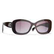 Sunglasses Chanel , Red , Dames