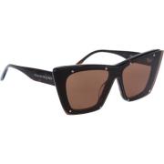 Zonnebril Alexander McQueen , Brown , Dames