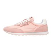 Suede and technical fabric sneakers Plume. Candice Cooper , Pink , Dam...
