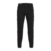 Slim-fit Trousers Jack & Jones , Black , Heren