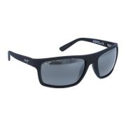 Gepolariseerde Stijlvolle Zonnebril Maui Jim , Black , Unisex