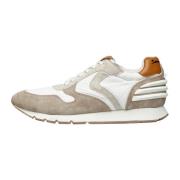 Suede and technical fabric sneakers Liam Power Voile Blanche , Beige ,...