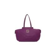 Pre-owned Suede shoulder-bags Fendi Vintage , Purple , Dames