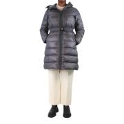 Pre-owned Polyester outerwear Moncler Pre-owned , Gray , Dames