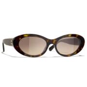 Sunglasses Chanel , Brown , Unisex