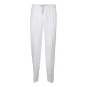 Straight Trousers PT Torino , White , Heren