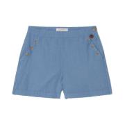 Short Shorts Busnel , Blue , Dames