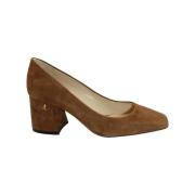 Pre-owned Suede flats Jimmy Choo Pre-owned , Brown , Dames