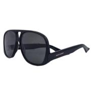 Aviator Solace Zonnebril Saint Laurent , Black , Unisex