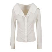 Klassieke Witte Overhemd Jacquemus , White , Dames
