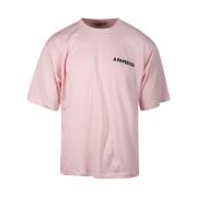 Roze T-Shirt A Paper Kid , Pink , Heren