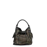 Pre-owned Fabric shoulder-bags Burberry Vintage , Gray , Dames