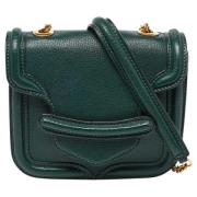 Pre-owned Leather crossbody-bags Alexander McQueen Pre-owned , Green ,...