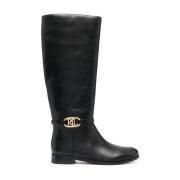 High Boots Ralph Lauren , Black , Dames