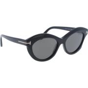 Gepolariseerde zonnebril Tf1111 01D Tom Ford , Black , Dames