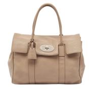 Pre-owned Leather totes Mulberry Pre-owned , Beige , Dames