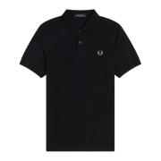 M6000 Plain Polo - Zwart/Chroom Fred Perry , Black , Heren