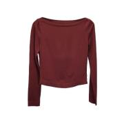 Pre-owned Fabric tops Alaïa Pre-owned , Red , Dames