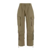 Tapered Trousers Represent , Green , Heren