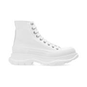 Hoge platform sneakers Alexander McQueen , White , Dames