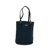 Pre-owned Nylon shoulder-bags Burberry Vintage , Blue , Dames