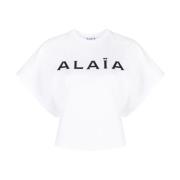 T-Shirts Alaïa , White , Dames