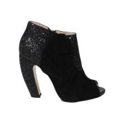 Pre-owned Suede boots Miu Miu Pre-owned , Black , Dames