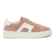 Dubbele gesp suède sneaker Santoni , Multicolor , Dames