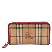 Pre-owned Coated canvas wallets Burberry Vintage , Multicolor , Dames
