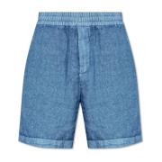 Linnen shorts Burberry , Blue , Heren