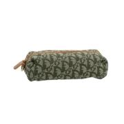 Pre-owned Canvas pouches Dior Vintage , Green , Dames