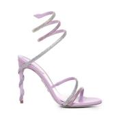 High Heel Sandals René Caovilla , Purple , Dames