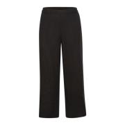 Wide Trousers Part Two , Black , Dames
