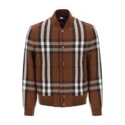 Klassieke Denim Jack Burberry , Brown , Heren