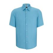 Overhemd- Boss Rash S/S Hugo Boss , Blue , Heren