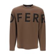 Sweatshirts Salvatore Ferragamo , Brown , Heren